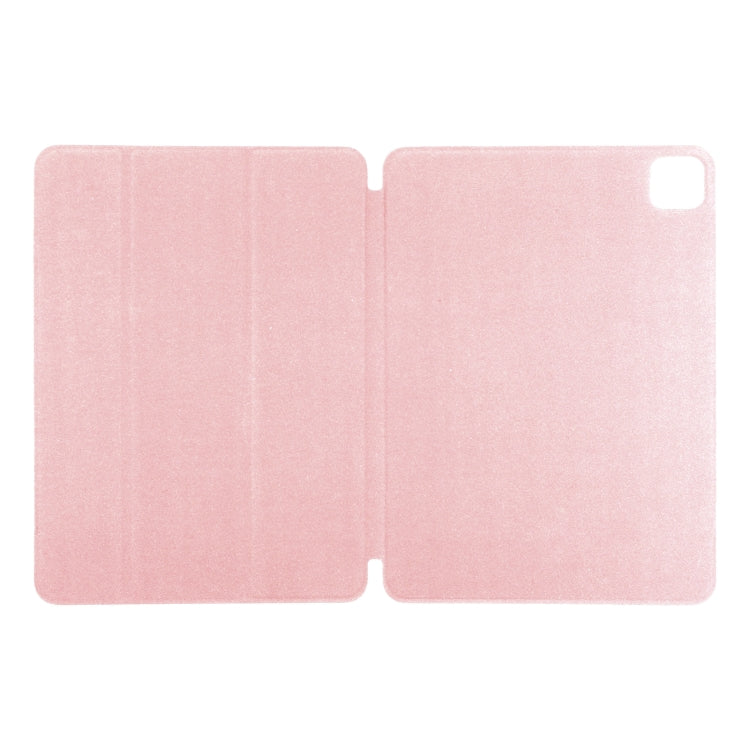 For iPad Pro 11 2024 Double-sided Clip Non-buckle Magnetic PU Smart Tablet Case(Rose Gold) - iPad Pro 11 2024 Cases by PMC Jewellery | Online Shopping South Africa | PMC Jewellery | Buy Now Pay Later Mobicred