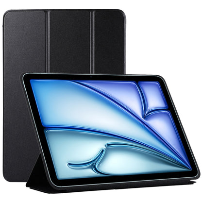 For iPad Air 11 2024 Double-sided Clip Non-buckle Magnetic PU Smart Tablet Case(Black) - iPad Air 11 2024 Cases by PMC Jewellery | Online Shopping South Africa | PMC Jewellery | Buy Now Pay Later Mobicred