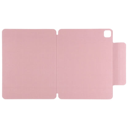 For iPad Pro 13 2024 Double-sided Clip Fixed Buckle Magnetic PU Leather Smart Tablet Case(Light Pink) - iPad Pro 13 2024 Cases by PMC Jewellery | Online Shopping South Africa | PMC Jewellery | Buy Now Pay Later Mobicred