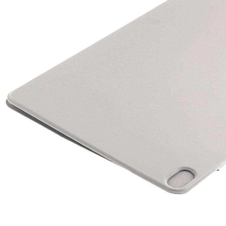 For iPad Air 11 2024 Double-sided Clip Fixed Buckle Magnetic PU Leather Smart Tablet Case(Grey) - iPad Air 11 2024 Cases by PMC Jewellery | Online Shopping South Africa | PMC Jewellery | Buy Now Pay Later Mobicred