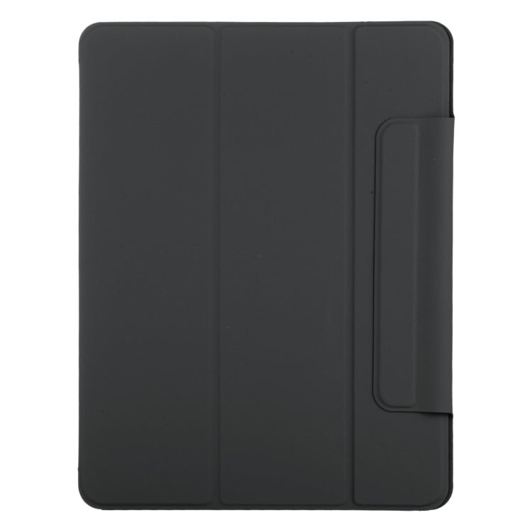 For iPad Air 13 2024 Double-sided Clip Fixed Buckle Magnetic PU Leather Smart Tablet Case(Black) - iPad Air 13 2024 Cases by PMC Jewellery | Online Shopping South Africa | PMC Jewellery | Buy Now Pay Later Mobicred