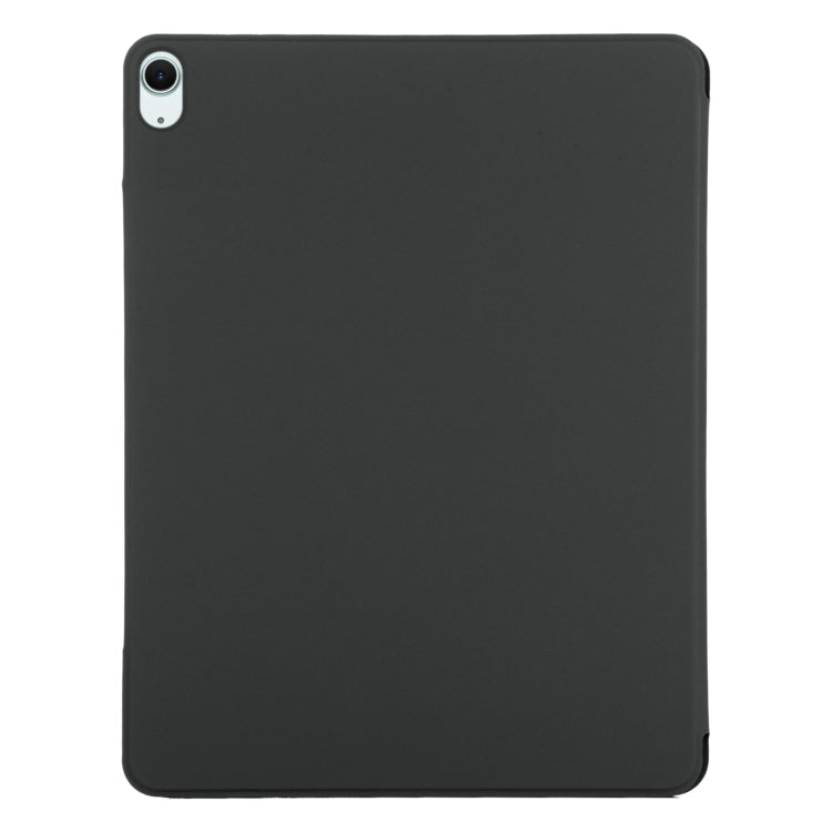 For iPad Air 13 2024 Double-sided Clip Fixed Buckle Magnetic PU Leather Smart Tablet Case(Black) - iPad Air 13 2024 Cases by PMC Jewellery | Online Shopping South Africa | PMC Jewellery | Buy Now Pay Later Mobicred