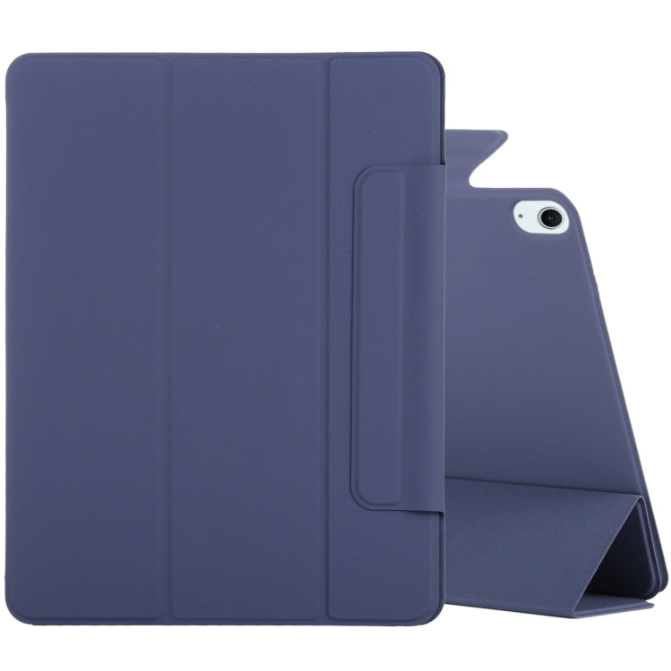 For iPad Air 13 2024 Double-sided Clip Fixed Buckle Magnetic PU Leather Smart Tablet Case(Dark Blue) - iPad Air 13 2024 Cases by PMC Jewellery | Online Shopping South Africa | PMC Jewellery | Buy Now Pay Later Mobicred