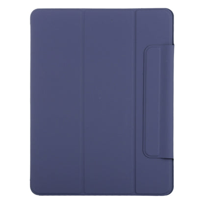 For iPad Air 13 2024 Double-sided Clip Fixed Buckle Magnetic PU Leather Smart Tablet Case(Dark Blue) - iPad Air 13 2024 Cases by PMC Jewellery | Online Shopping South Africa | PMC Jewellery | Buy Now Pay Later Mobicred