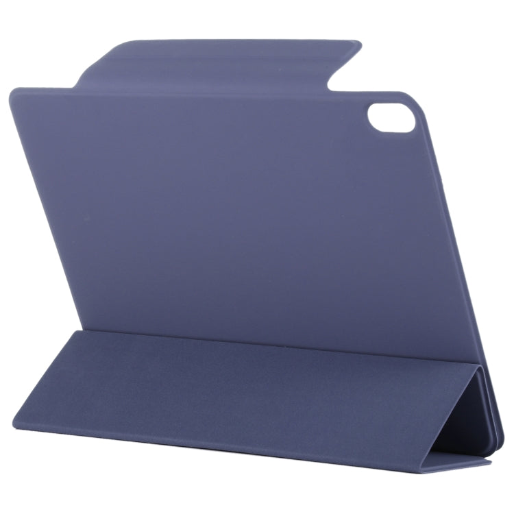 For iPad Air 13 2024 Double-sided Clip Fixed Buckle Magnetic PU Leather Smart Tablet Case(Dark Blue) - iPad Air 13 2024 Cases by PMC Jewellery | Online Shopping South Africa | PMC Jewellery | Buy Now Pay Later Mobicred