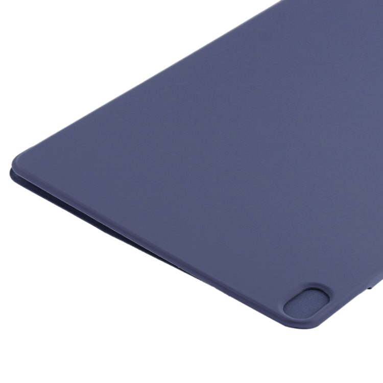 For iPad Air 13 2024 Double-sided Clip Fixed Buckle Magnetic PU Leather Smart Tablet Case(Dark Blue) - iPad Air 13 2024 Cases by PMC Jewellery | Online Shopping South Africa | PMC Jewellery | Buy Now Pay Later Mobicred