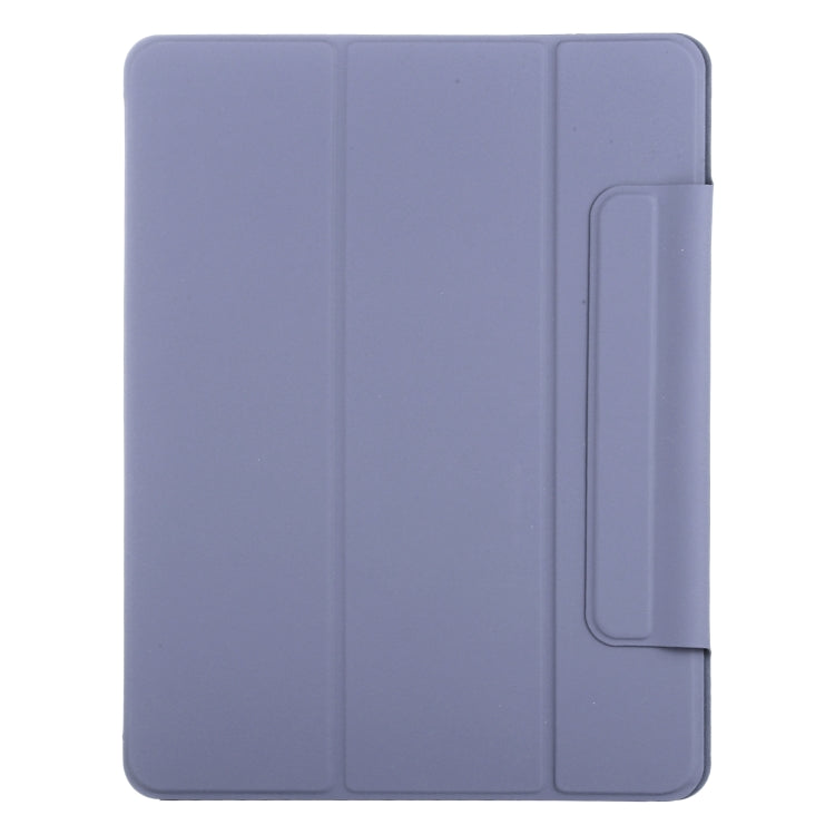 For iPad Air 13 2024 Double-sided Clip Fixed Buckle Magnetic PU Leather Smart Tablet Case(Purple) - iPad Air 13 2024 Cases by PMC Jewellery | Online Shopping South Africa | PMC Jewellery | Buy Now Pay Later Mobicred