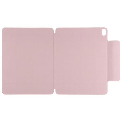 For iPad Air 13 2024 Double-sided Clip Fixed Buckle Magnetic PU Leather Smart Tablet Case(Rose Gold) - iPad Air 13 2024 Cases by PMC Jewellery | Online Shopping South Africa | PMC Jewellery | Buy Now Pay Later Mobicred
