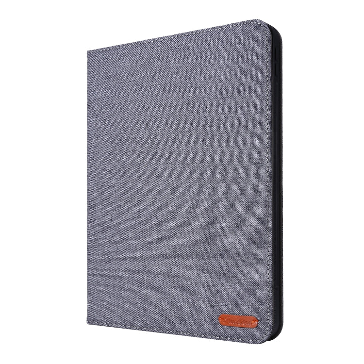 For iPad Pro 13 2024 Fabric Leather Tablet Case(Grey) - iPad Pro 13 2024 Cases by PMC TechLife | Online Shopping South Africa | PMC TechLife | Buy Now Pay Later Mobicred