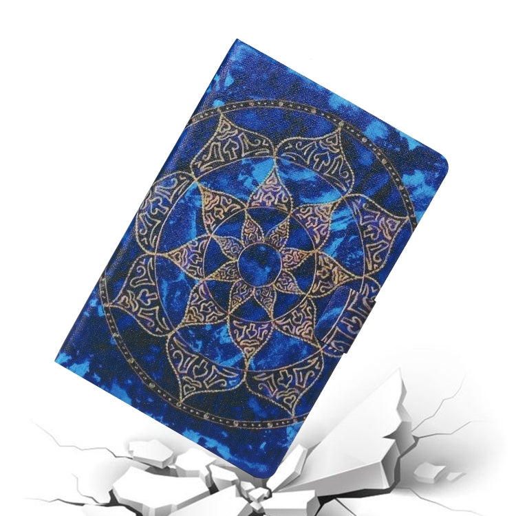 For iPad Pro 11 2024 Voltage Coloured Drawing Smart Leather Tablet Case(Blue Mandala) - iPad Pro 11 2024 Cases by PMC Jewellery | Online Shopping South Africa | PMC Jewellery | Buy Now Pay Later Mobicred