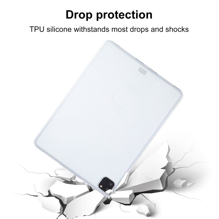 For iPad Pro 11 2024 TPU Tablet Case(Frosted Clear) - iPad Pro 11 2024 Cases by PMC TechLife | Online Shopping South Africa | PMC TechLife | Buy Now Pay Later Mobicred