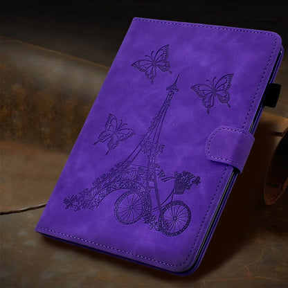 For iPad Pro 11 2024 Tower Embossed Leather Smart Tablet Case(Purple) - iPad Pro 11 2024 Cases by PMC Jewellery | Online Shopping South Africa | PMC Jewellery | Buy Now Pay Later Mobicred