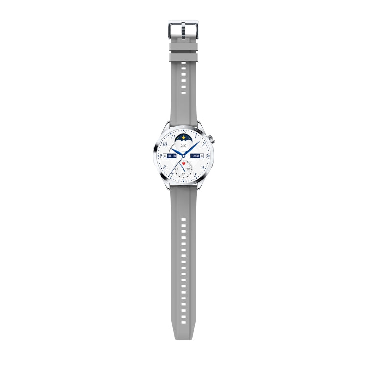 WS-26 1.52 inch IP67 Sport Smart Watch Support Bluetooth Call / Sleep / Blood Oxygen / Heart Rate / Blood Pressure Health Monitor, Silicone Strap(Silver) - Smart Watches by PMC Jewellery | Online Shopping South Africa | PMC Jewellery | Buy Now Pay Later Mobicred