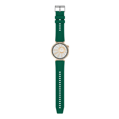 WS520 1.28 inch IP67 Sport Smart Watch, Support Bluetooth Call / Sleep / Blood Oxygen / Heart Rate / Blood Pressure Health Monitor(Rose Gold+Green) - Smart Watches by PMC Jewellery | Online Shopping South Africa | PMC Jewellery | Buy Now Pay Later Mobicred