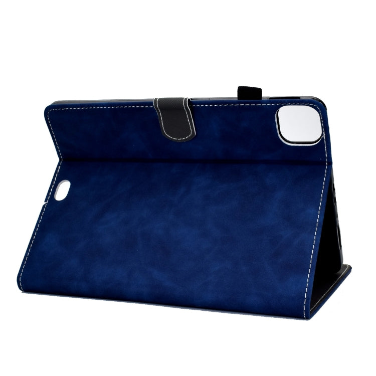 For iPad Pro 11 2024 Cowhide Texture Tablet Leather Smart Case(Blue) - iPad Pro 11 2024 Cases by PMC Jewellery | Online Shopping South Africa | PMC Jewellery | Buy Now Pay Later Mobicred