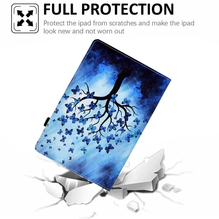 For iPad Pro 11 2024 Painted Elastic Band Smart Leather Tablet Case(Butterfly Tree) - iPad Pro 11 2024 Cases by PMC Jewellery | Online Shopping South Africa | PMC Jewellery | Buy Now Pay Later Mobicred