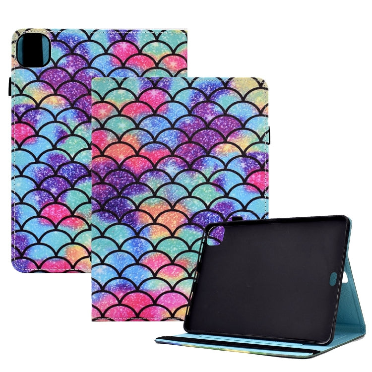 For iPad Pro 11 2024 Painted Elastic Band Smart Leather Tablet Case(Wavy Pattern) - iPad Pro 11 2024 Cases by PMC Jewellery | Online Shopping South Africa | PMC Jewellery | Buy Now Pay Later Mobicred