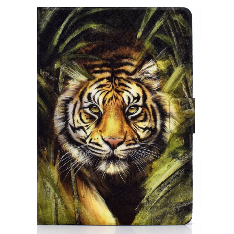 For iPad Pro 11 2024 Colored Drawing Horizontal Flip Tablet Leather Case(Tiger) - iPad Pro 11 2024 Cases by PMC Jewellery | Online Shopping South Africa | PMC Jewellery | Buy Now Pay Later Mobicred