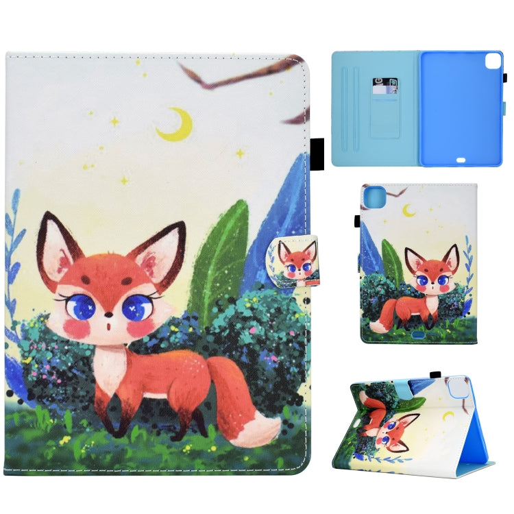 For iPad Pro 11 2024 Colored Drawing Sewing Smart Leather Tablet Case(Little Fox) - iPad Pro 11 2024 Cases by PMC Jewellery | Online Shopping South Africa | PMC Jewellery | Buy Now Pay Later Mobicred