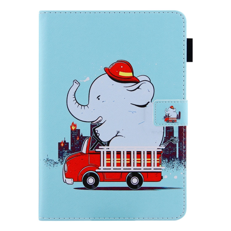 For iPad Pro 11 2024 Colored Drawing Leather Smart Tablet Case(Fire Elephant) - iPad Pro 11 2024 Cases by PMC Jewellery | Online Shopping South Africa | PMC Jewellery | Buy Now Pay Later Mobicred