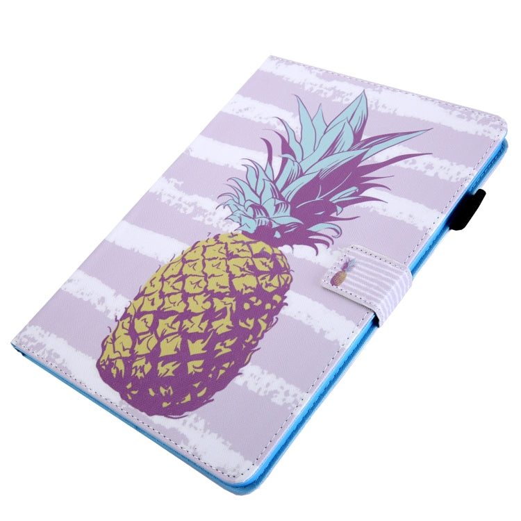 For iPad Pro 11 2024 Colored Drawing Leather Smart Tablet Case(Gold Pineapple) - iPad Pro 11 2024 Cases by PMC TechLife | Online Shopping South Africa | PMC TechLife | Buy Now Pay Later Mobicred