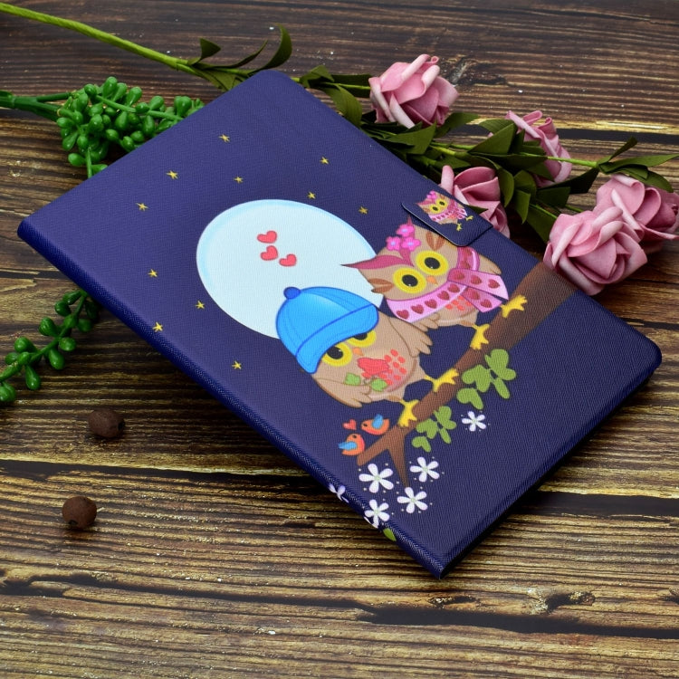 For iPad Pro 11 2024 Voltage Colored Drawing Smart Leather Tablet Case(Couple Owls) - iPad Pro 11 2024 Cases by PMC Jewellery | Online Shopping South Africa | PMC Jewellery | Buy Now Pay Later Mobicred