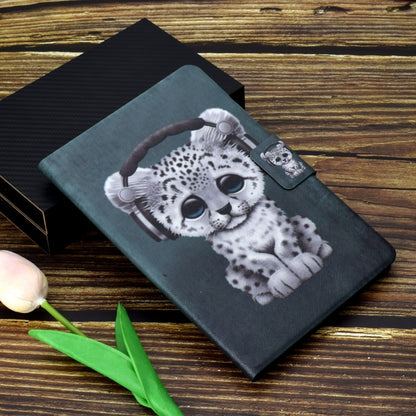 For iPad Pro 11 2024 Voltage Colored Drawing Smart Leather Tablet Case(Music Leopard) - iPad Pro 11 2024 Cases by PMC Jewellery | Online Shopping South Africa | PMC Jewellery | Buy Now Pay Later Mobicred