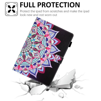 For iPad Pro 11 2024 Colored Drawing Leather Smart Tablet Case(National Flower) - iPad Pro 11 2024 Cases by PMC Jewellery | Online Shopping South Africa | PMC Jewellery | Buy Now Pay Later Mobicred