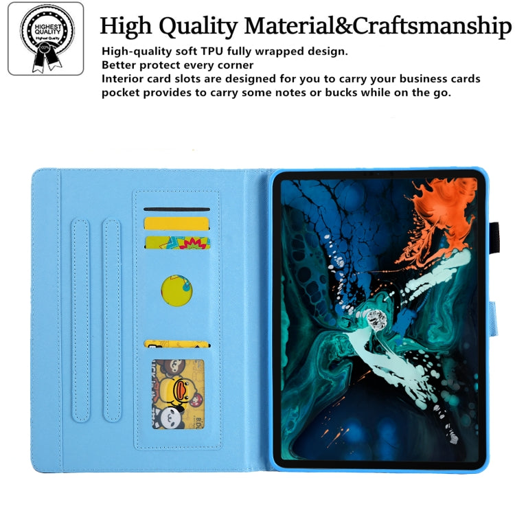 For iPad Pro 11 2024 Colored Drawing Leather Smart Tablet Case(Colorful) - iPad Pro 11 2024 Cases by PMC TechLife | Online Shopping South Africa | PMC TechLife | Buy Now Pay Later Mobicred