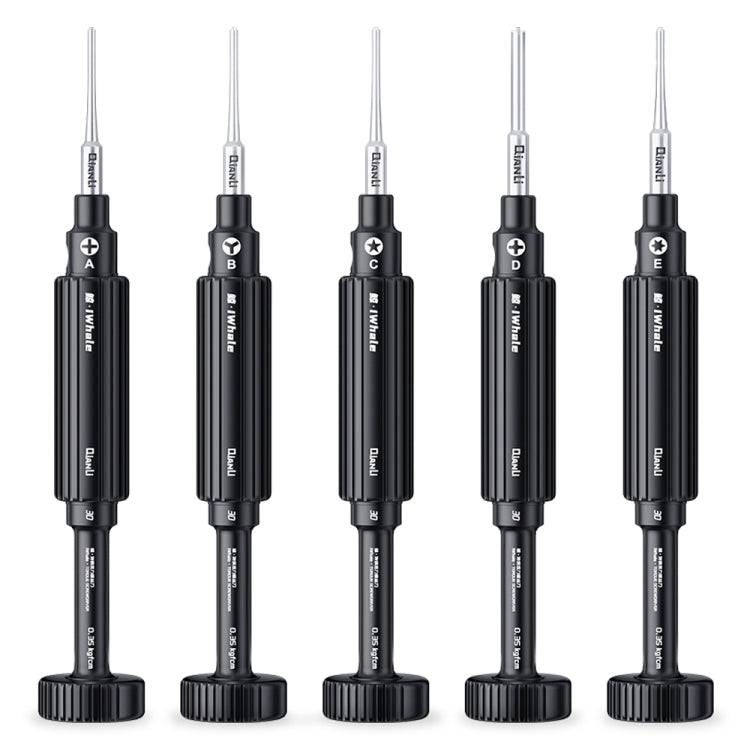 5 in 1 QianLi iWhale Special S2 Steel Magnetic Torque 3D Screwdriver, Model:A/B/C/D/E - free shipping - PMC TechLife - Order now!