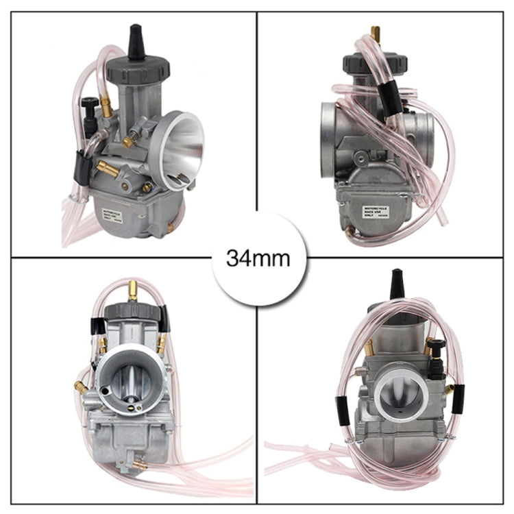 PWK34mm Universal Motorcycle Carburetor Carb Motor Carburetor - Engines & Engine Parts by PMC TechLife | Online Shopping South Africa | PMC TechLife | Buy Now Pay Later Mobicred