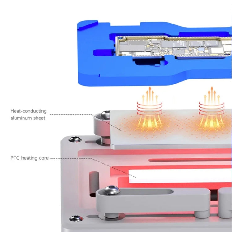 Mechanic Heat Air Desoldering Station Molds For iPhone 15 Series - BGA Stencils by MECHANIC | Online Shopping South Africa | PMC Jewellery | Buy Now Pay Later Mobicred