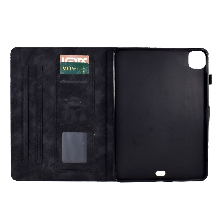 For iPad Pro 11 2024 Fortune Tree Embossed Leather Smart Tablet Case(Black) - iPad Pro 11 2024 Cases by PMC Jewellery | Online Shopping South Africa | PMC Jewellery | Buy Now Pay Later Mobicred