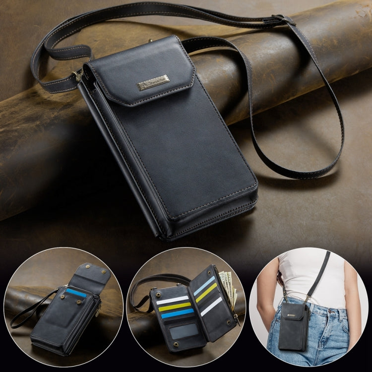 CaseMe Me40 Vertical Multifunctional Shoulder Crossbody Phone Bag(Black) - free shipping - PMC Jewellery - Order now!