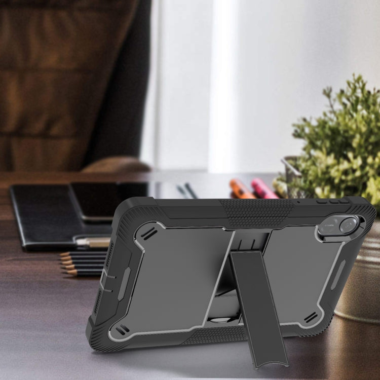 For Honor Pad X9 / X8 Pro Shockproof Silicone Hybrid PC Tablet Case with Holder(Black) - Honor by PMC TechLife | Online Shopping South Africa | PMC TechLife | Buy Now Pay Later Mobicred