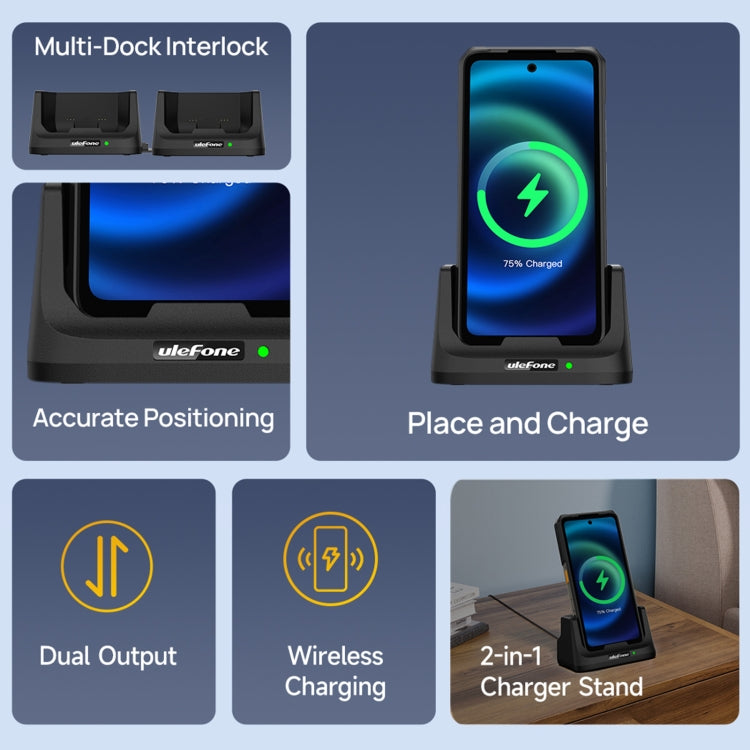 Ulefone UAS22 33W Desk Charging Dock For Armor 26 Ultra - free shipping - PMC Jewellery - Order now!
