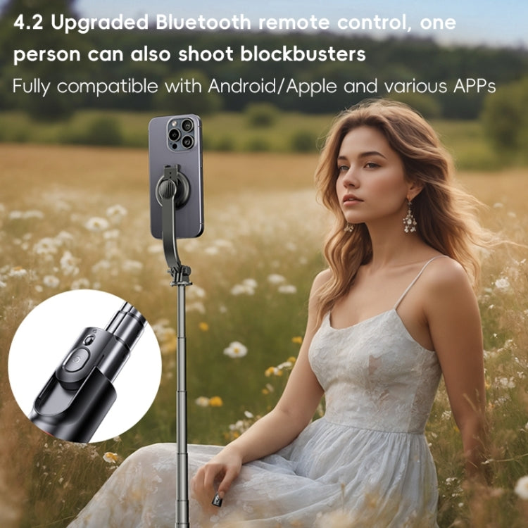 Yesido SF19 Magnetic Cell Phone Tripod Bluetooth Remote Control Selfie Stick(Black) - Selfie Sticks by Yesido | Online Shopping South Africa | PMC Jewellery | Buy Now Pay Later Mobicred