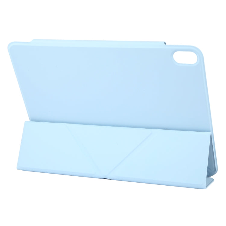 For iPad Air 13 2024 Y-Shape Double-sided Clip Magnetic Smart Tablet Case(Blue) - iPad Air 13 2024 Cases by PMC Jewellery | Online Shopping South Africa | PMC Jewellery | Buy Now Pay Later Mobicred