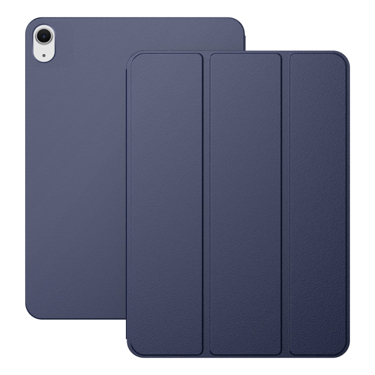 For iPad Air 11 2024 / 5 / 4 Ultra-thin Double-sided Clip Magnetic Smart Tablet Case(Dark Blue) - iPad Air 11 2024 Cases by PMC Jewellery | Online Shopping South Africa | PMC Jewellery | Buy Now Pay Later Mobicred
