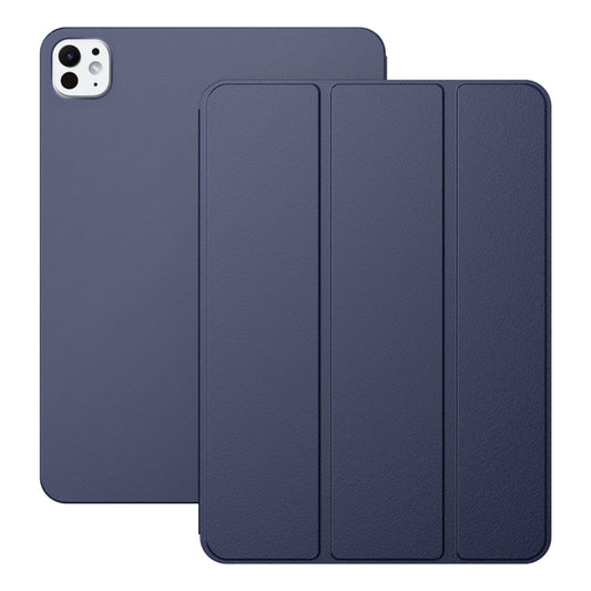 For iPad Pro 11 2024 Ultra-thin Double-sided Clip Magnetic Smart Tablet Case(Dark Blue) - iPad Pro 11 2024 Cases by PMC Jewellery | Online Shopping South Africa | PMC Jewellery | Buy Now Pay Later Mobicred