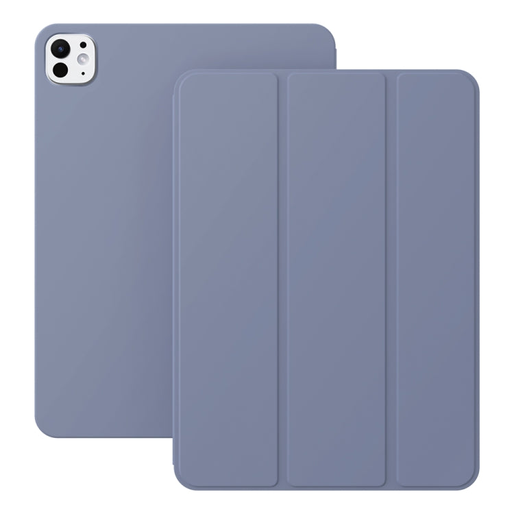 For iPad Pro 13 2024 Ultra-thin Double-sided Clip Magnetic Smart Tablet Case(Lavender) - iPad Pro 13 2024 Cases by PMC Jewellery | Online Shopping South Africa | PMC Jewellery | Buy Now Pay Later Mobicred