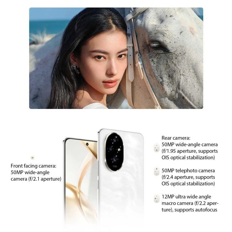 Honor 200, 8GB+256GB, Screen Fingerprint Identification, 6.7 inch MagicOS 8.0 Snapdragon 7 Gen 3 Octa Core, Network: 5G, NFC, OTG(Silver White) - Honor by Huawei | Online Shopping South Africa | PMC Jewellery | Buy Now Pay Later Mobicred