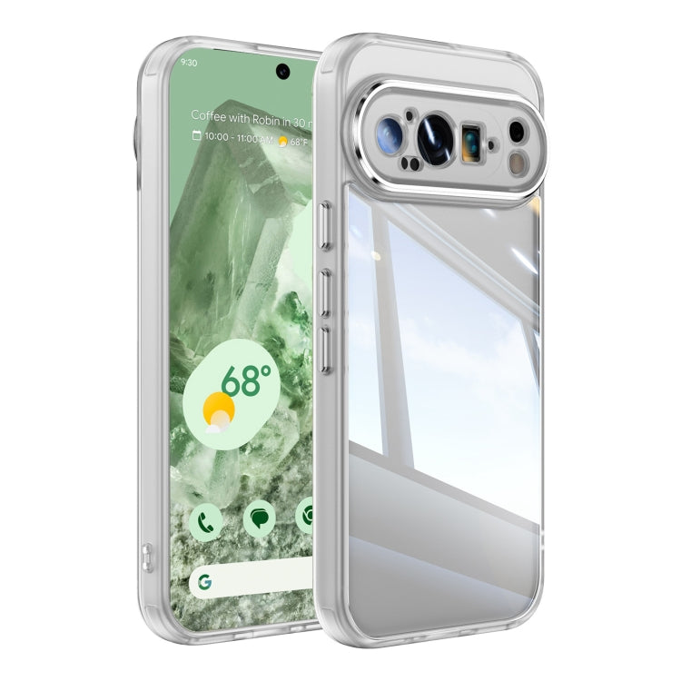 For Google Pixel 9 / 9 Pro Acrylic Hybrid TPU Armor Shockproof Phone Case(Transparent) - Google Cases by PMC Jewellery | Online Shopping South Africa | PMC Jewellery | Buy Now Pay Later Mobicred