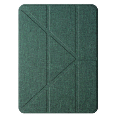 For iPad Air 11 2024 / Air 2022 10.9 Mutural Multi-fold Smart Leather Tablet Case(Green) - iPad Air 11 2024 Cases by Mutural | Online Shopping South Africa | PMC Jewellery | Buy Now Pay Later Mobicred