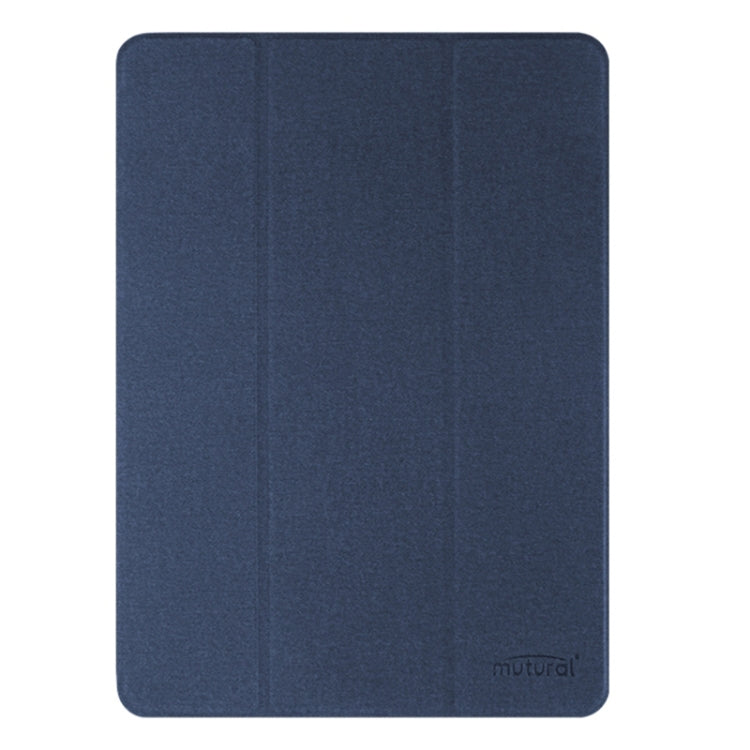 For iPad Air 13 2024 Mutural YASHI Series Tablet Leather Smart Case(Blue) - iPad Air 13 2024 Cases by Mutural | Online Shopping South Africa | PMC Jewellery | Buy Now Pay Later Mobicred