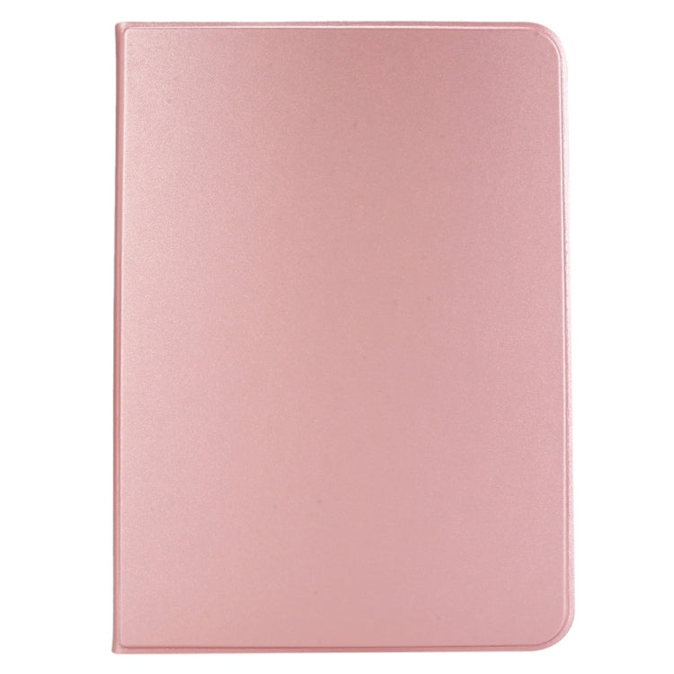 For iPad Air 11 2025 / 2024 Stretch Voltage Plain Leather Smart Tablet Case(Rose Gold) - iPad Air 11 2025 / 2024 Cases by PMC Jewellery | Online Shopping South Africa | PMC Jewellery | Buy Now Pay Later Mobicred