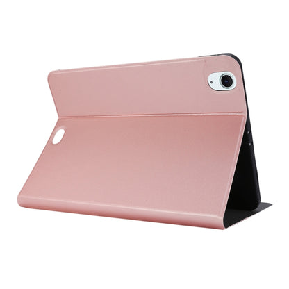 For iPad Air 11 2025 / 2024 Stretch Voltage Plain Leather Smart Tablet Case(Rose Gold) - iPad Air 11 2025 / 2024 Cases by PMC Jewellery | Online Shopping South Africa | PMC Jewellery | Buy Now Pay Later Mobicred