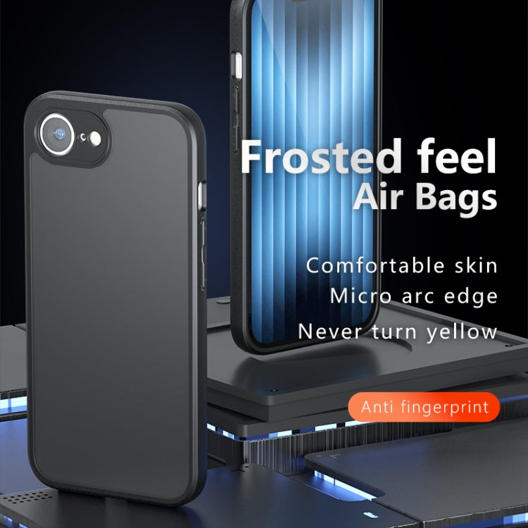 For iPhone 16e Armor Precise Hole PC Hybrid TPU Phone Case(Transparent) - iPhone 16e Cases by PMC TechLife | Online Shopping South Africa | PMC TechLife | Buy Now Pay Later Mobicred