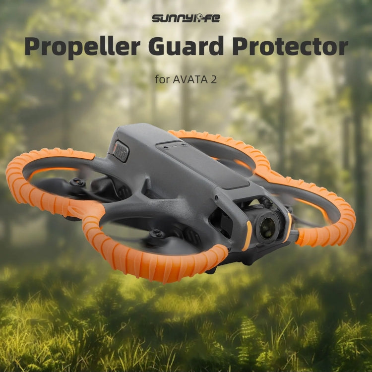 For DJI Avata 2 Sunnylife Drone Anti-Collision Protective Cover Propeller Ring Stripes(Blue) - Other by Sunnylife | Online Shopping South Africa | PMC TechLife | Buy Now Pay Later Mobicred
