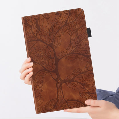For iPad Pro 13 2024 Tree Life Series Embossed Smart Leather Tablet Case(Brown) - iPad Pro 13 2024 Cases by PMC Jewellery | Online Shopping South Africa | PMC Jewellery | Buy Now Pay Later Mobicred